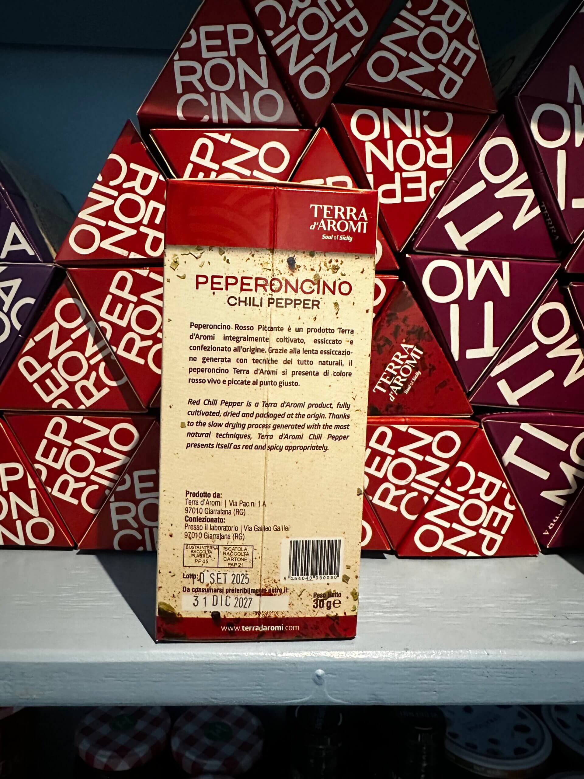 biologische peperoncino